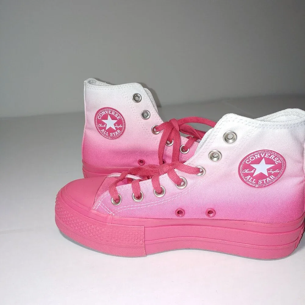Converse Chuck Taylor All Star Platform Gradient Pink Women’s High Top Sz 5